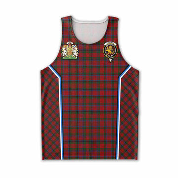 Nicolson Tartan Crest Men Tank Top Scotland Coat of Arm Flag Style - Tartan Vibes Clothing