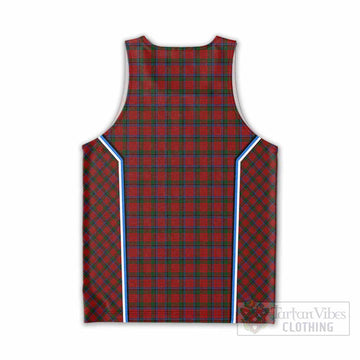 Nicolson Tartan Crest Men Tank Top Scotland Coat of Arm Flag Style - Tartan Vibes Clothing
