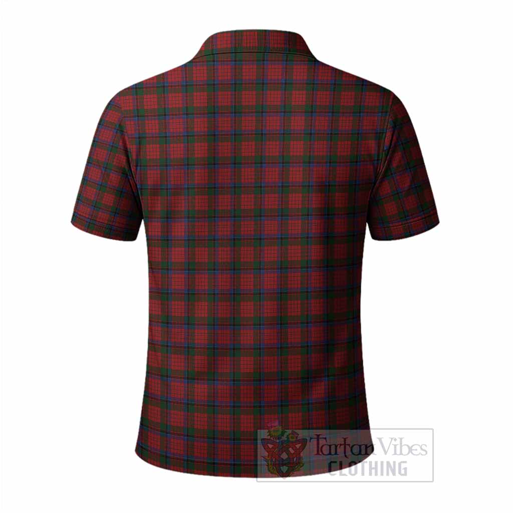 Nicolson Tartan Crest Polo Shirt Ferocious Lion Style