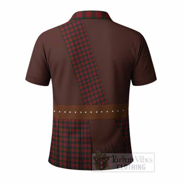Nicolson Tartan Crest Polo Shirt Kilt Costume Style