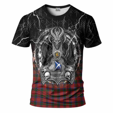 Nicolson Tartan Crest T-Shirt Celtic Odin's Raven Legacy