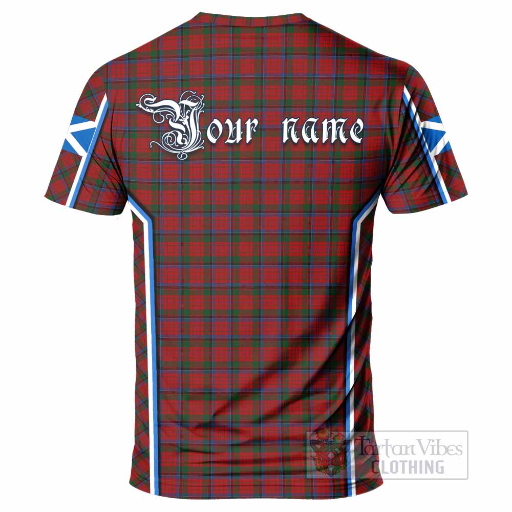 Nicolson Tartan Crest T-shirt Scotland Coat of Arm Flag Style - Tartan Vibes Clothing