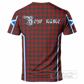 Nicolson Tartan Crest T-shirt Scotland Coat of Arm Flag Style - Tartan Vibes Clothing