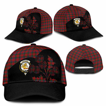 Nicolson Tartan Family Crest Classic Cap Scotland Thistle Floral Flag Style