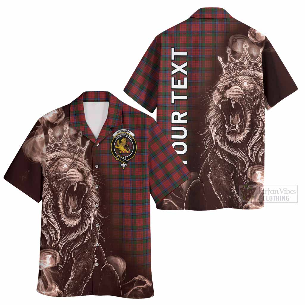 Nicolson Tartan Hawaiian Shirt Roaring Lion Heritage