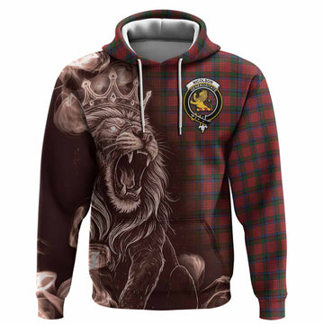 Nicolson Tartan Hoodie Roaring Lion Heritage