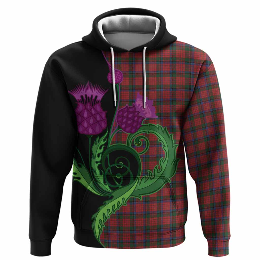 Nicolson Tartan Hoodie Traditional Scottish Thistle