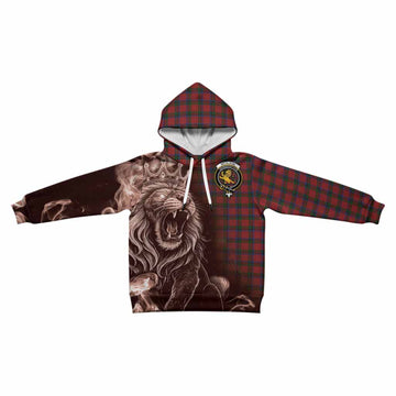 Nicolson Tartan Kid Hoodie Roaring Lion Heritage
