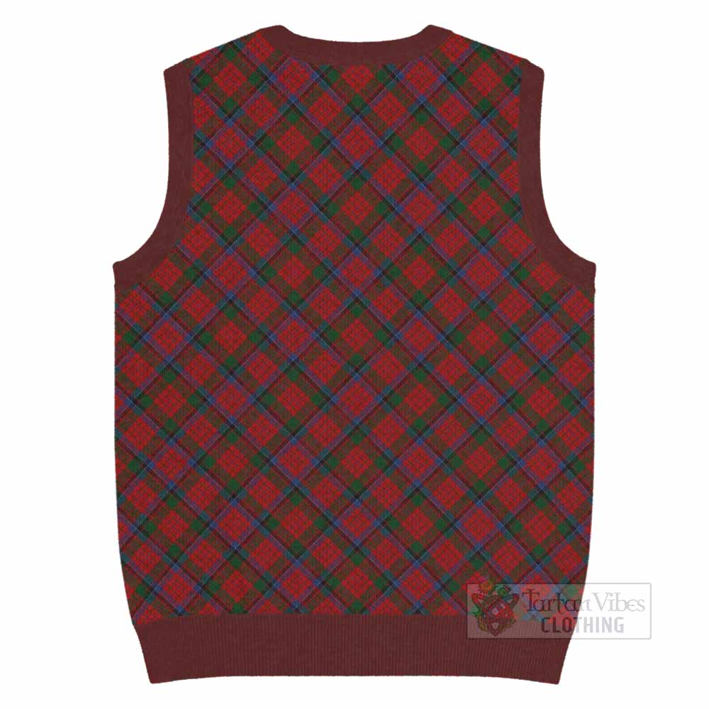 Nicolson Tartan  Knitted V-Neck Vest Cross Style