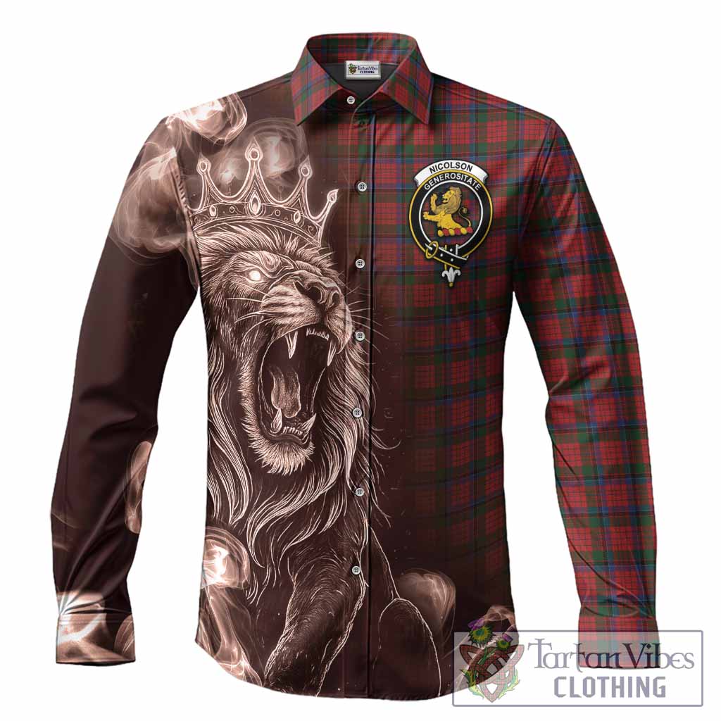 Nicolson Tartan Long Sleeve Button Shirts Roaring Lion Heritage