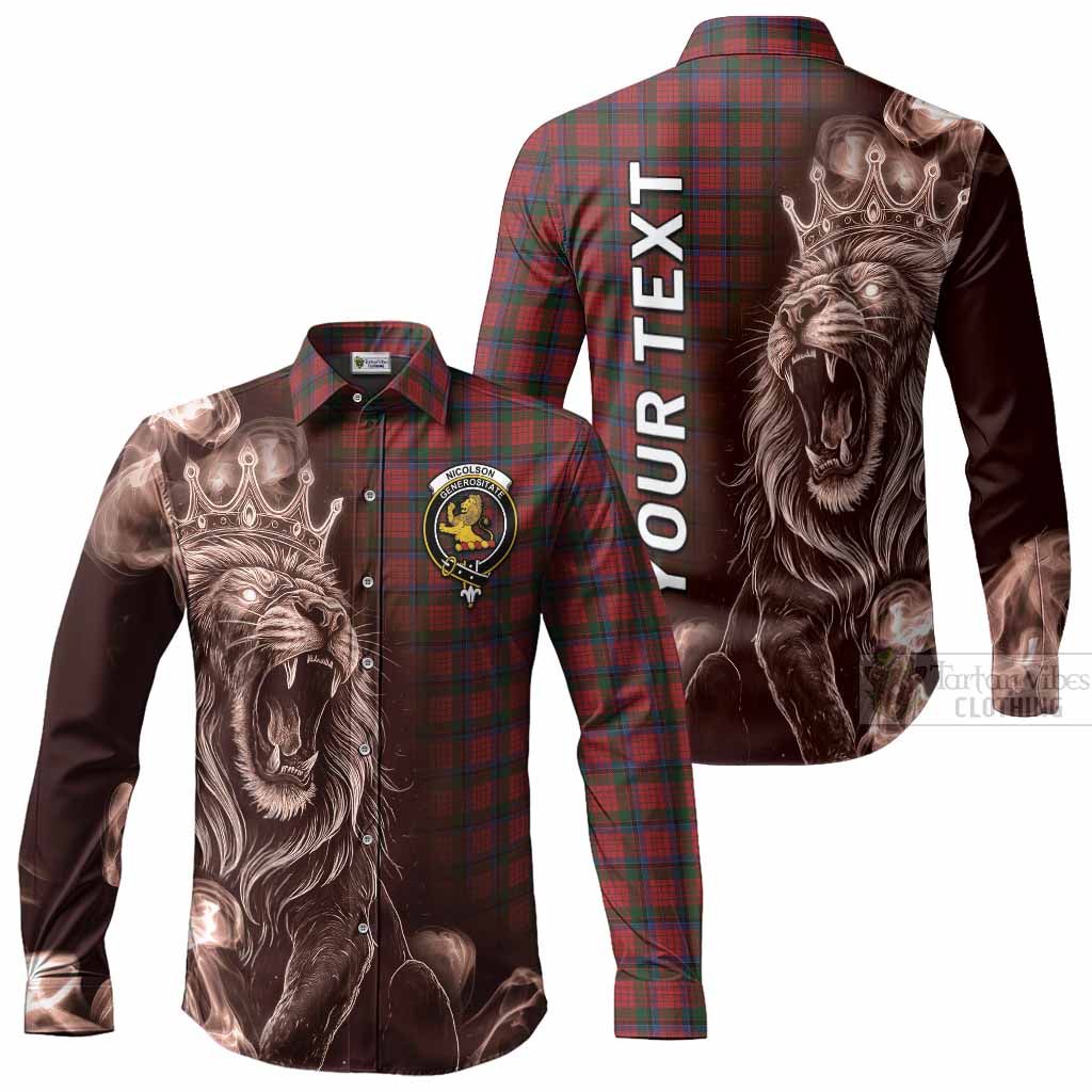 Nicolson Tartan Long Sleeve Button Shirts Roaring Lion Heritage