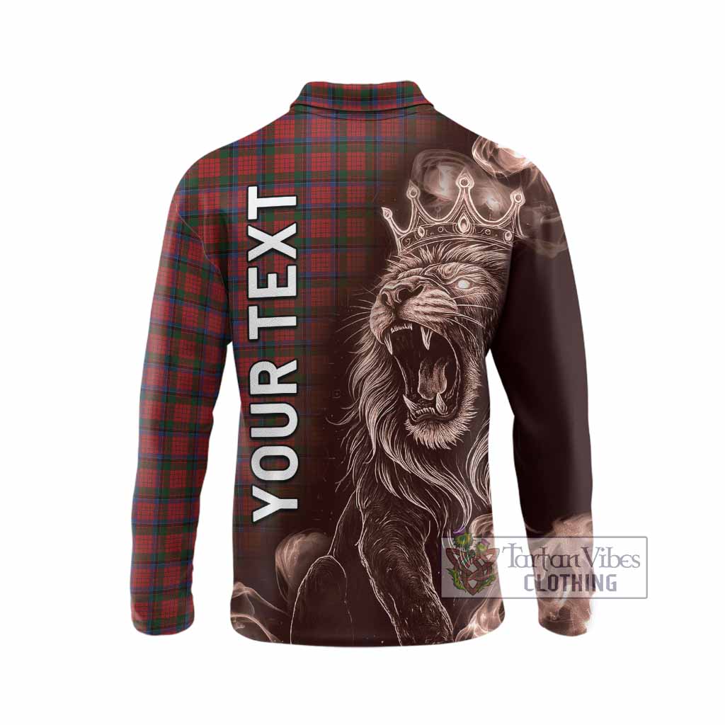 Nicolson Tartan Long Sleeve Polo Shirt Roaring Lion Heritage