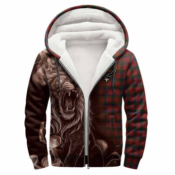 Nicolson Tartan Sherpa Hoodie Roaring Lion Heritage