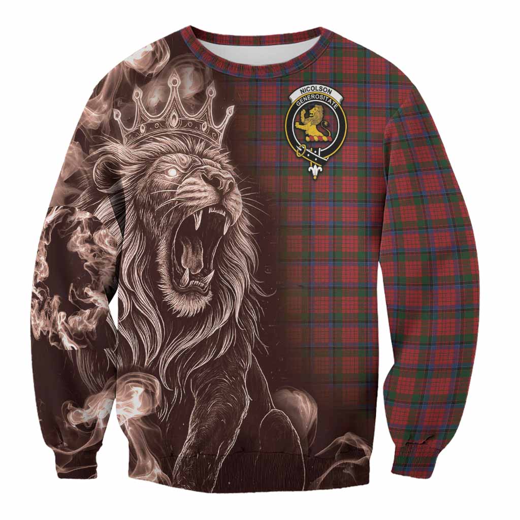 Nicolson Tartan Sweatshirt Roaring Lion Heritage