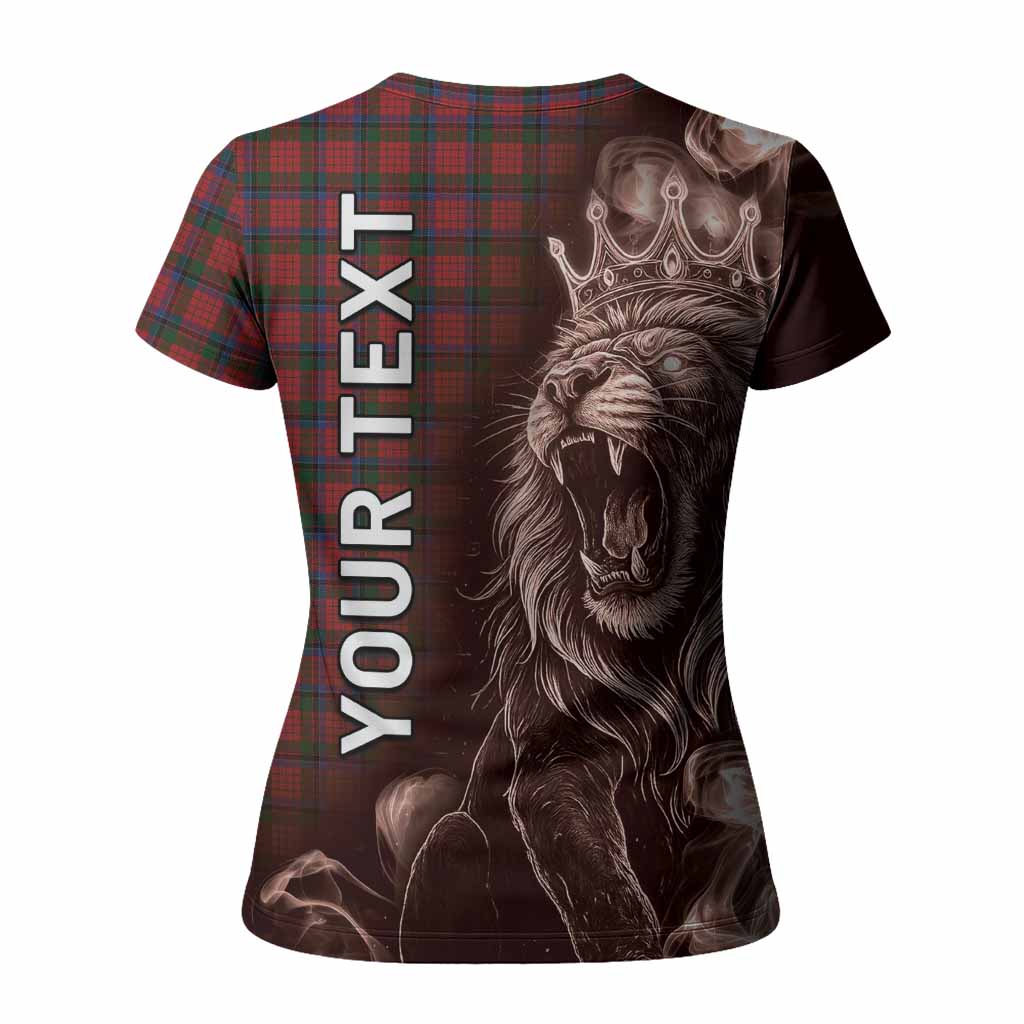 Nicolson Tartan Women T shirt Roaring Lion Heritage