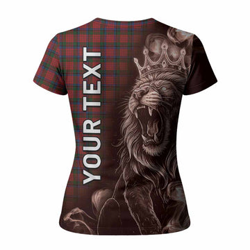 Nicolson Tartan Women T shirt Roaring Lion Heritage