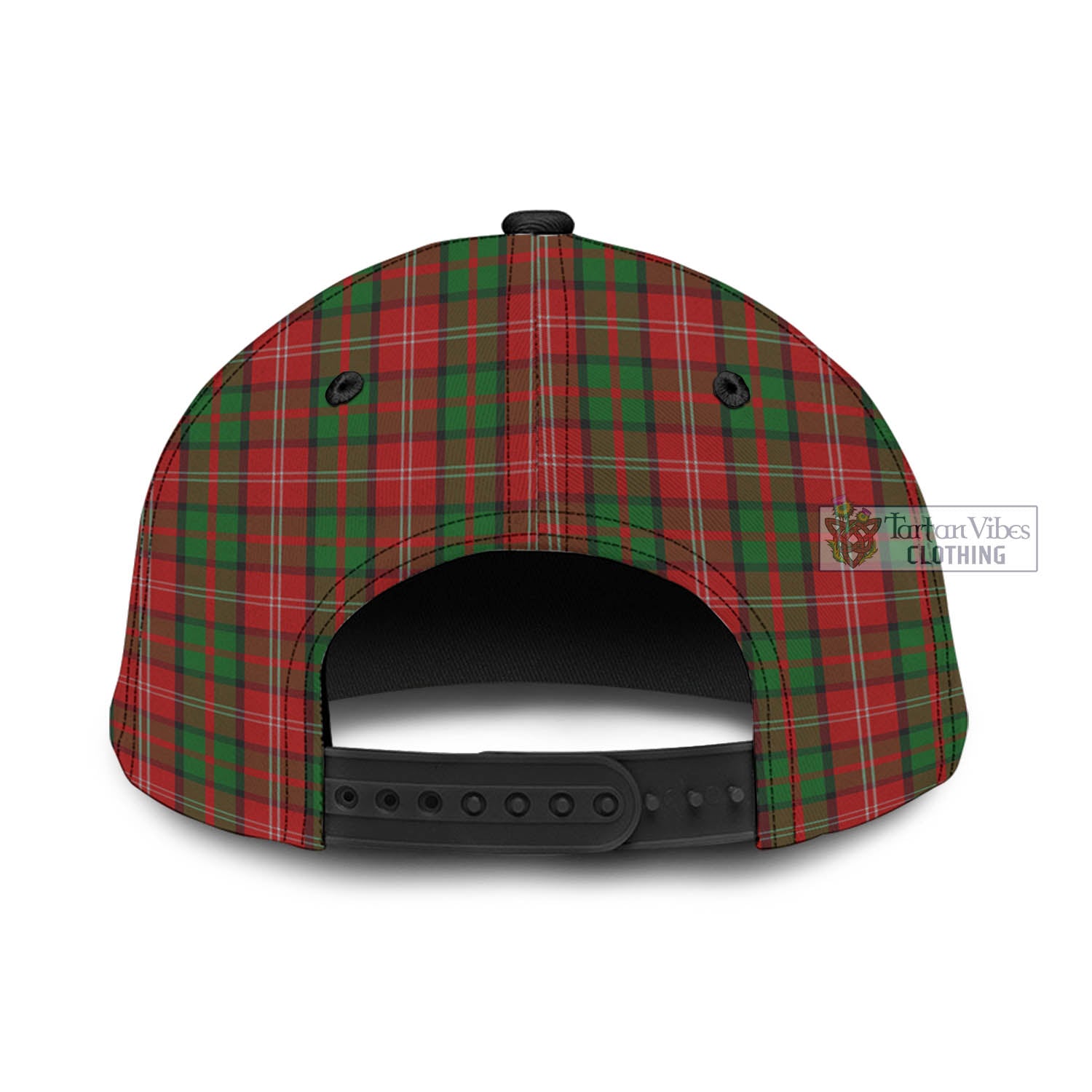 Tartan Vibes Clothing Nisbet Tartan Classic Cap with Family Crest In Me Style