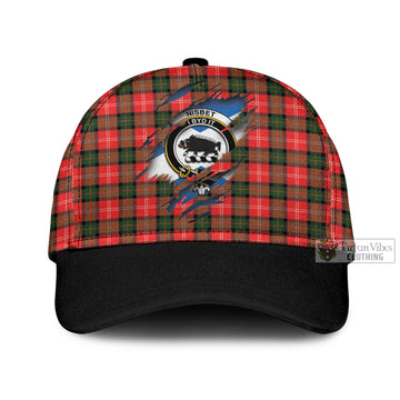 Tartan Vibes Clothing Nisbet Modern Tartan Classic Cap with Family Crest In Me Style