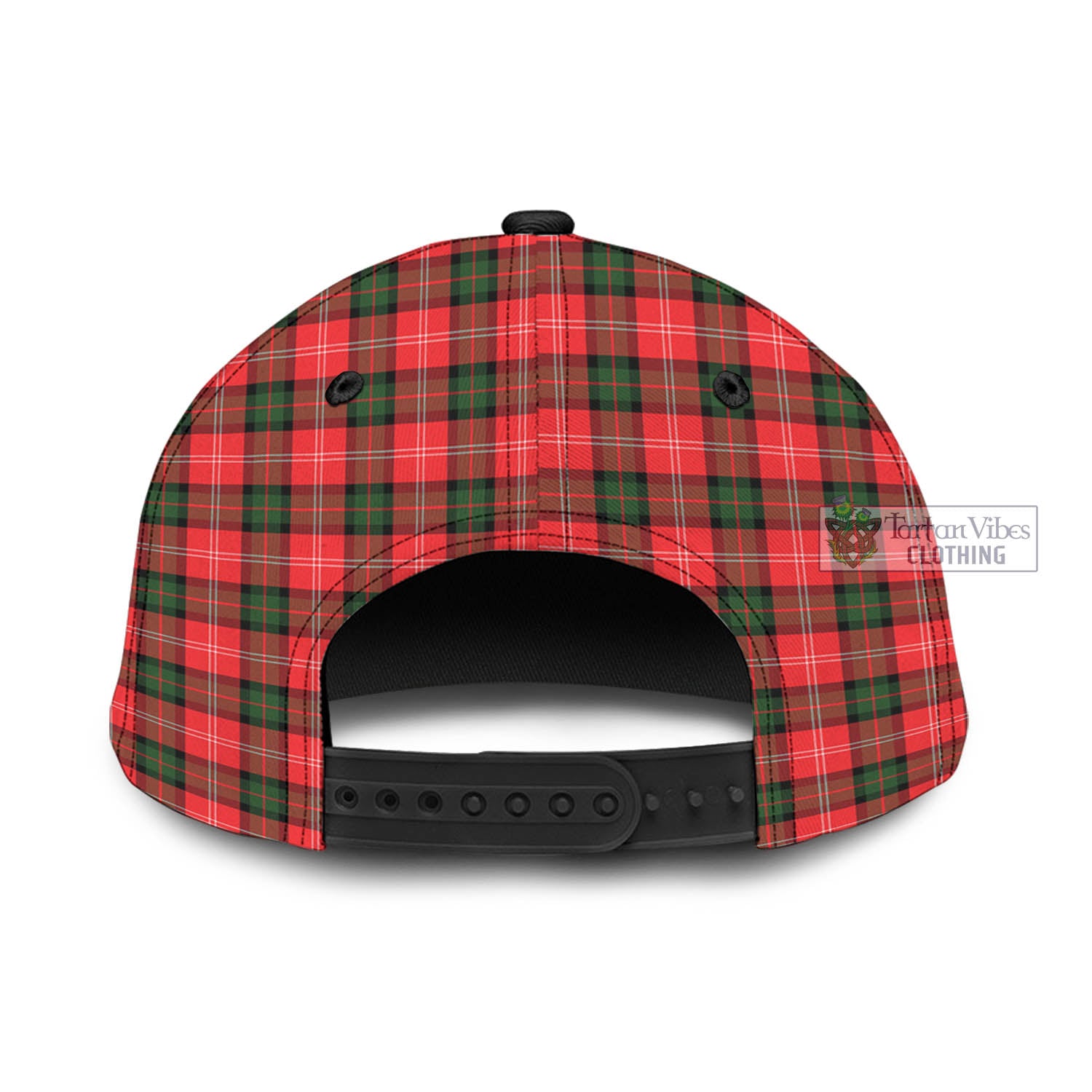 Tartan Vibes Clothing Nisbet Modern Tartan Classic Cap with Family Crest In Me Style