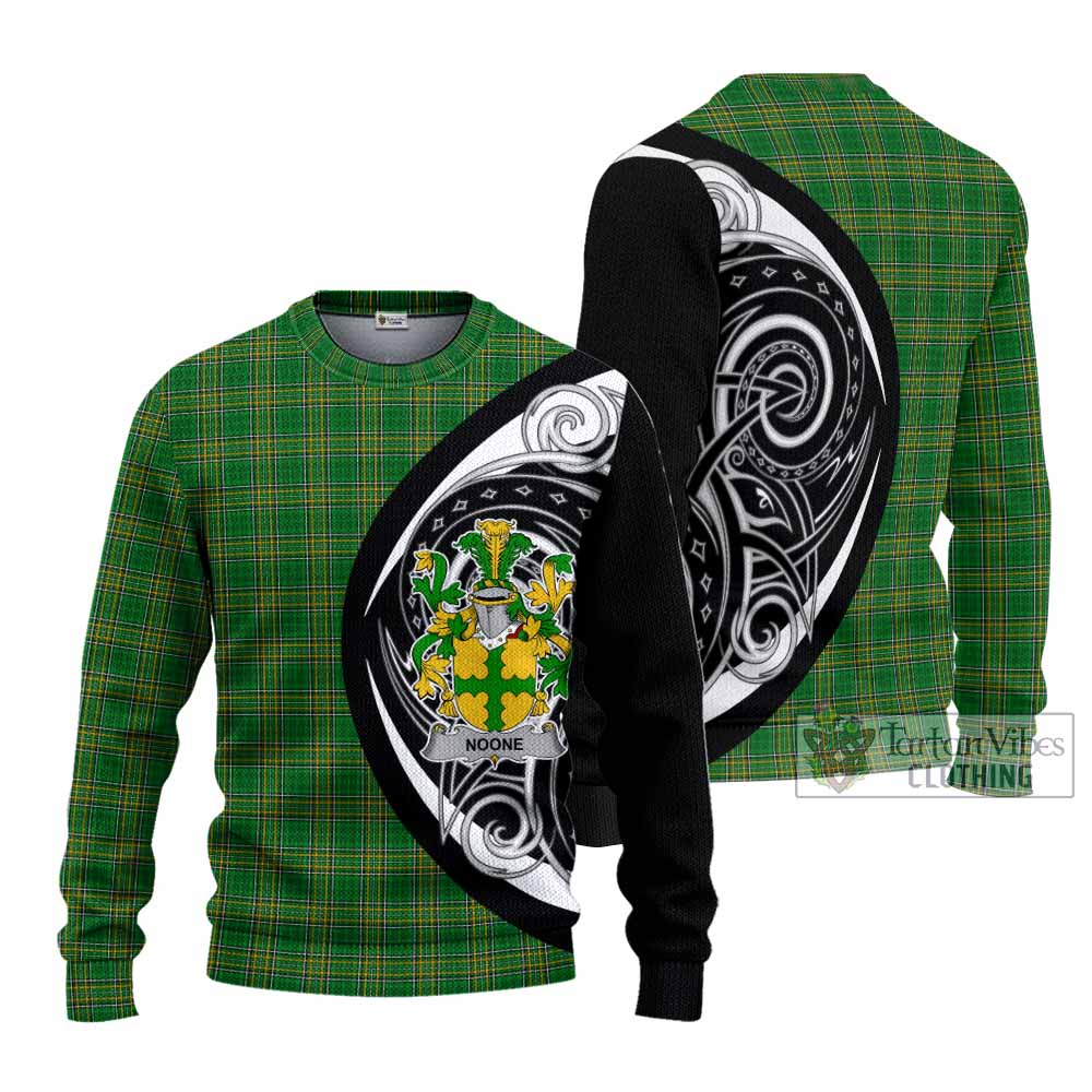 Tartan Vibes Clothing Noone Irish Clan Knitted Sweater Celtic Circle Style