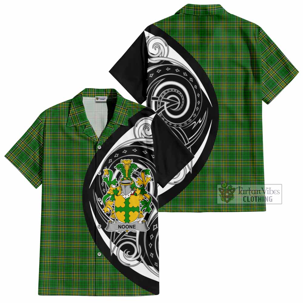 Noone Irish Clan Hawaiian Shirt Celtic Circle Style - Tartan Vibes Clothing