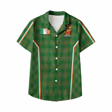 Norman Irish Clan Coat of Arm Tartan Kid Hawaiian Shirt Flag Style
