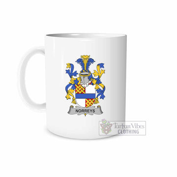Norreys Irish Clan Coat of Arms Ceramic Mug