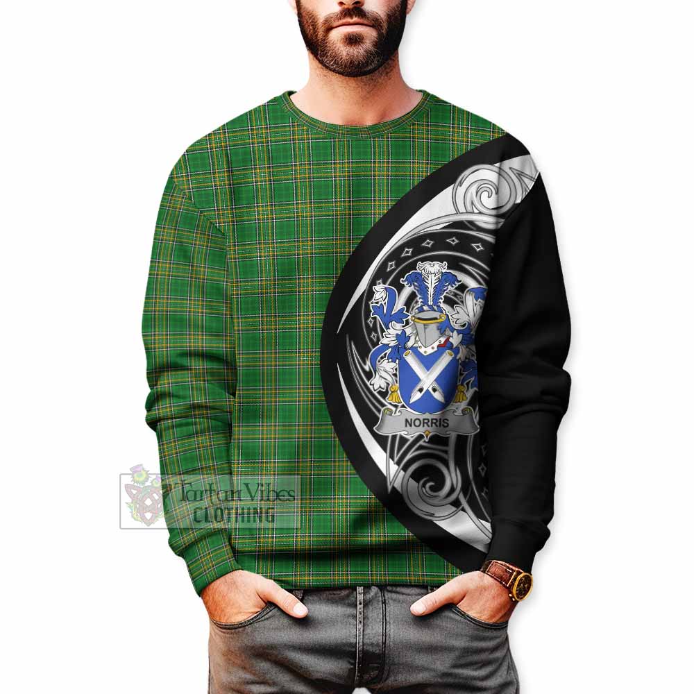Norris Irish Clan Sweatshirt Celtic Circle Style - Tartan Vibes Clothing