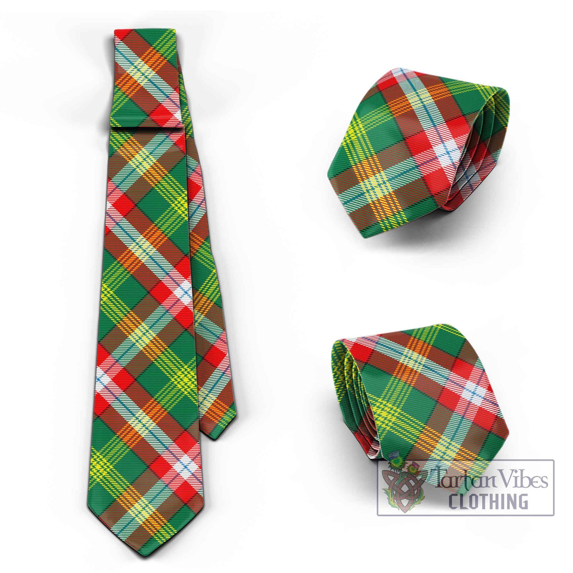 Northwest Territories Canada Tartan Classic Necktie Cross Style Necktie One Size - Tartan Vibes Clothing