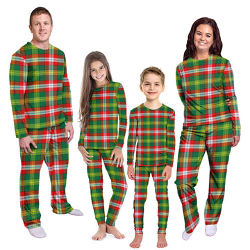 Northwest Territories Canada Tartan Pajamas Family Set