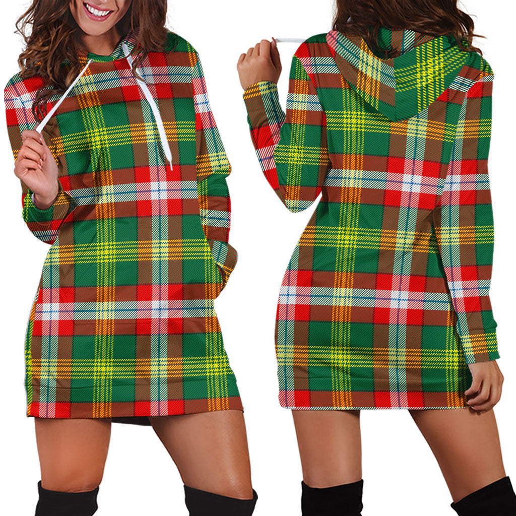 Northwest Territories Canada Tartan Hoodie Dress - Tartan Vibes Clothing