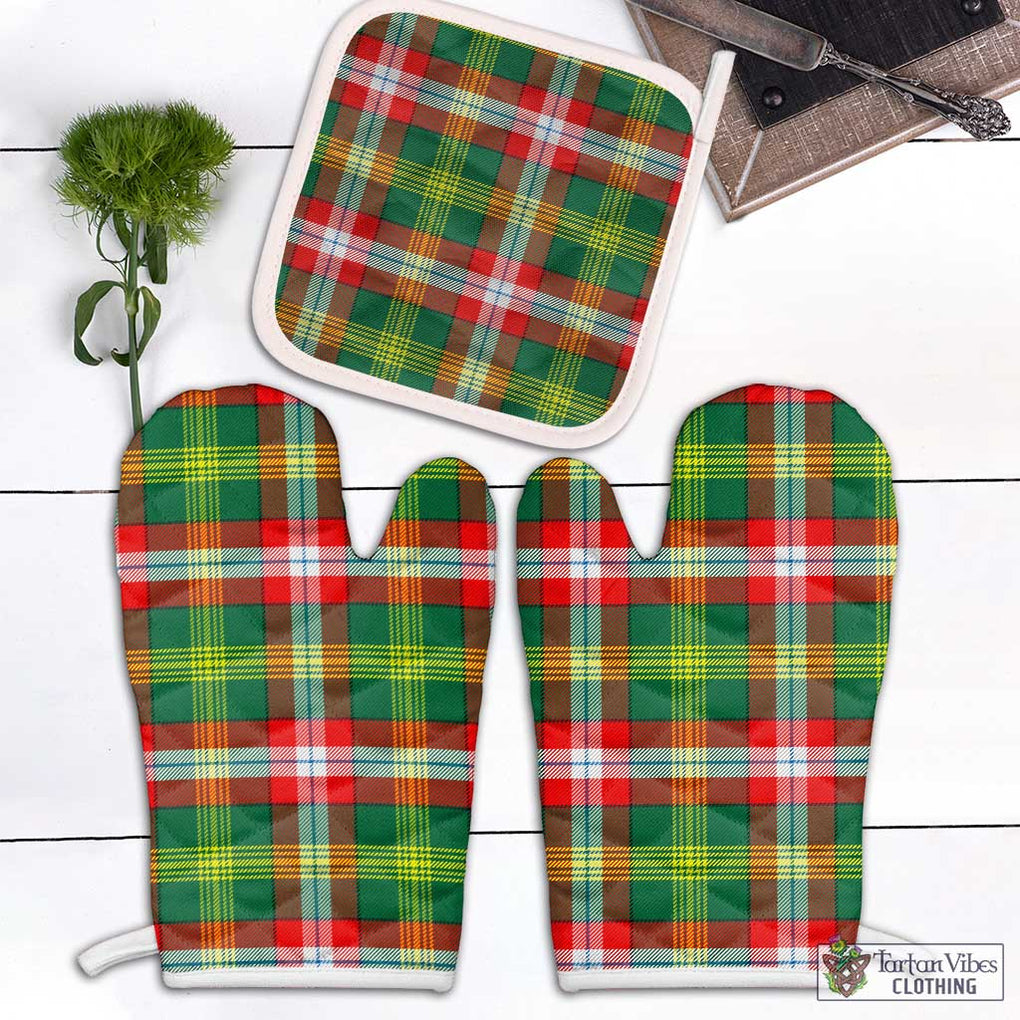 Northwest Territories Canada Tartan Combo Oven Mitt & Pot-Holder Combo 1 Oven Mitt & 1 Pot-Holder White - Tartan Vibes Clothing