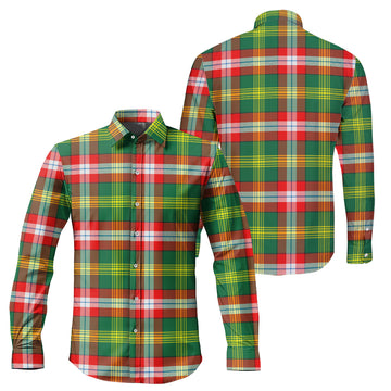 Northwest Territories Canada Tartan Long Sleeve Button Up Shirt