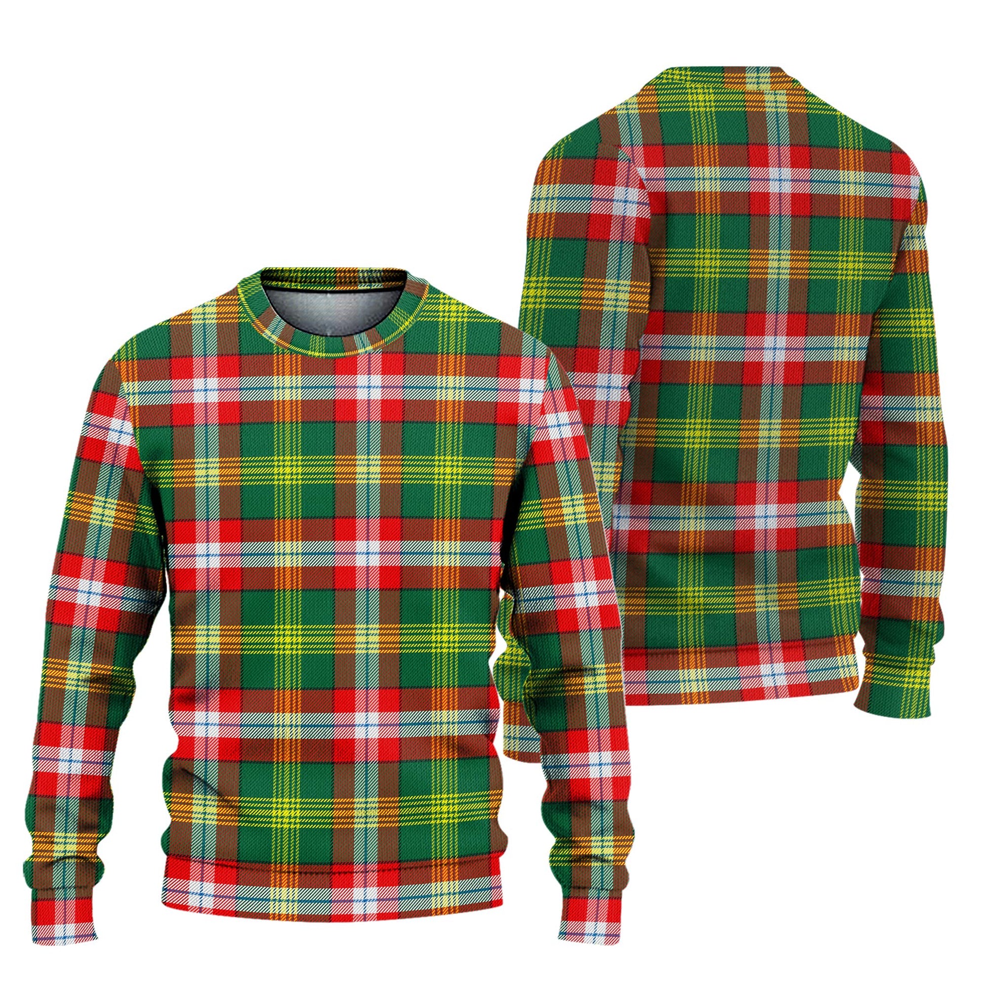 Northwest Territories Canada Tartan Knitted Sweater Unisex - Tartanvibesclothing