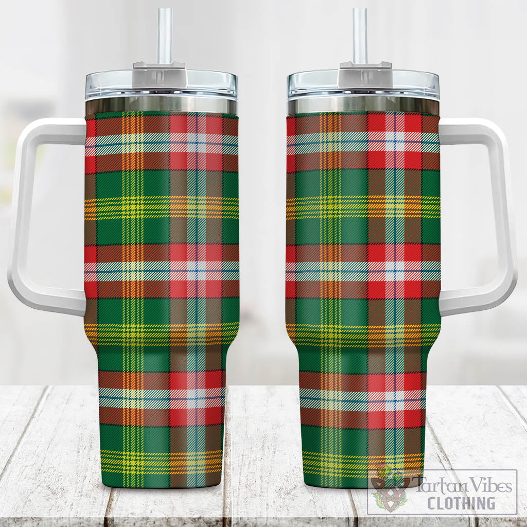 Northwest Territories Canada Tartan Tumbler with Handle One Size 40 OZ - Tartan Vibes Clothing