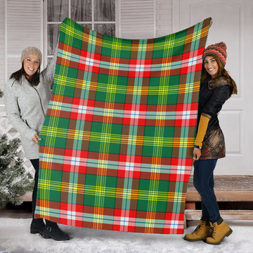 Northwest Territories Canada Tartan Blanket