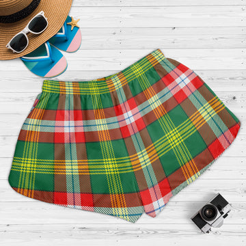 Northwest Territories Canada Tartan Womens Shorts
