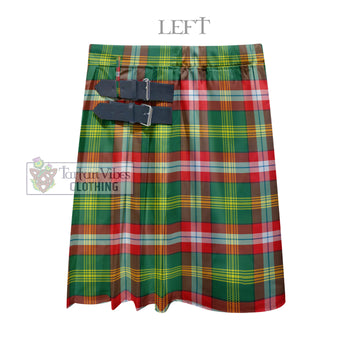 Northwest Territories Canada Tartan Men's Pleated Skirt - Fashion Casual Retro Scottish Kilt Style