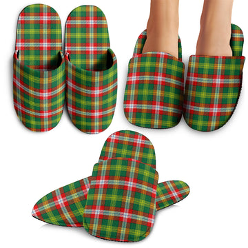 Northwest Territories Canada Tartan Home Slippers