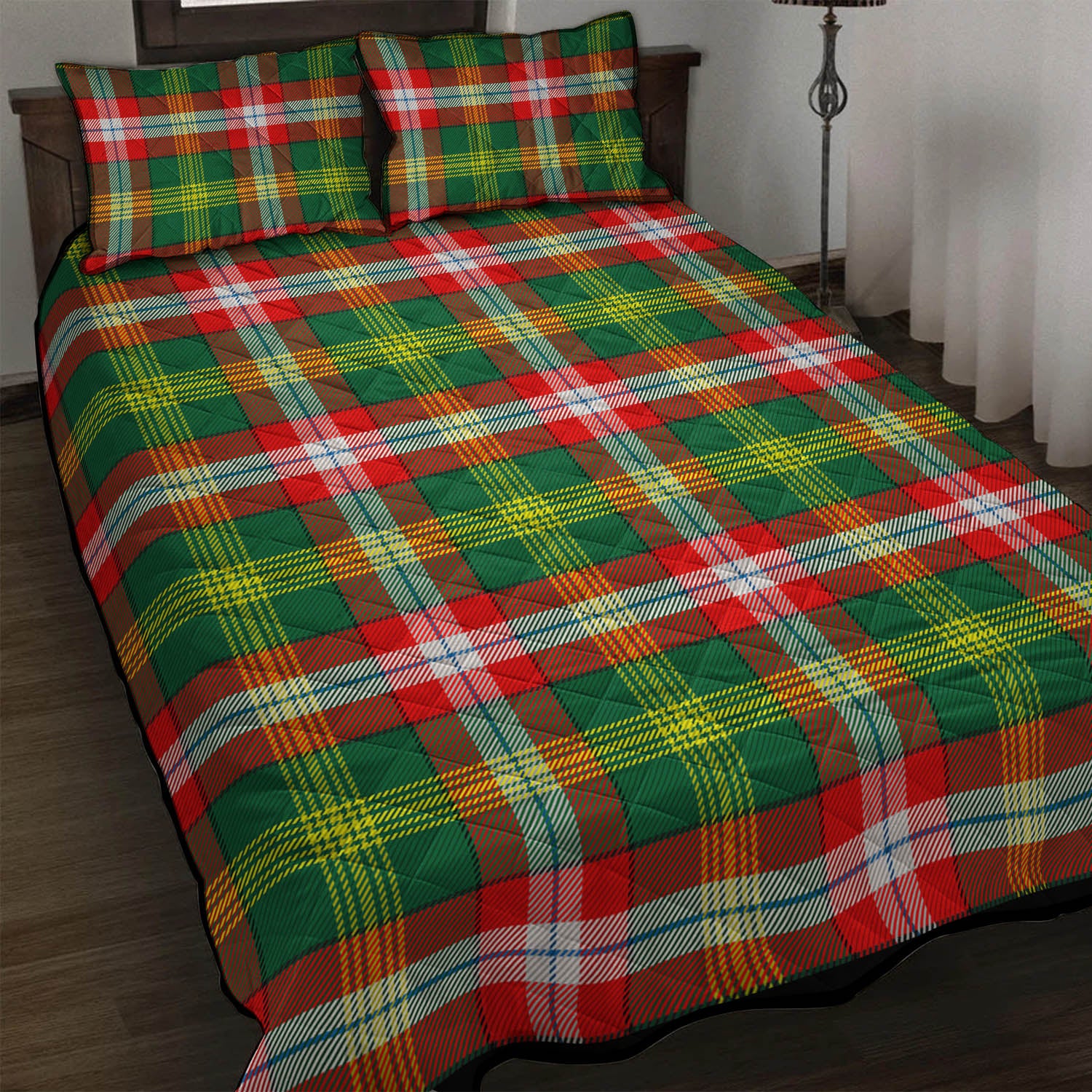Northwest Territories Canada Tartan Quilt Bed Set - Tartanvibesclothing Shop