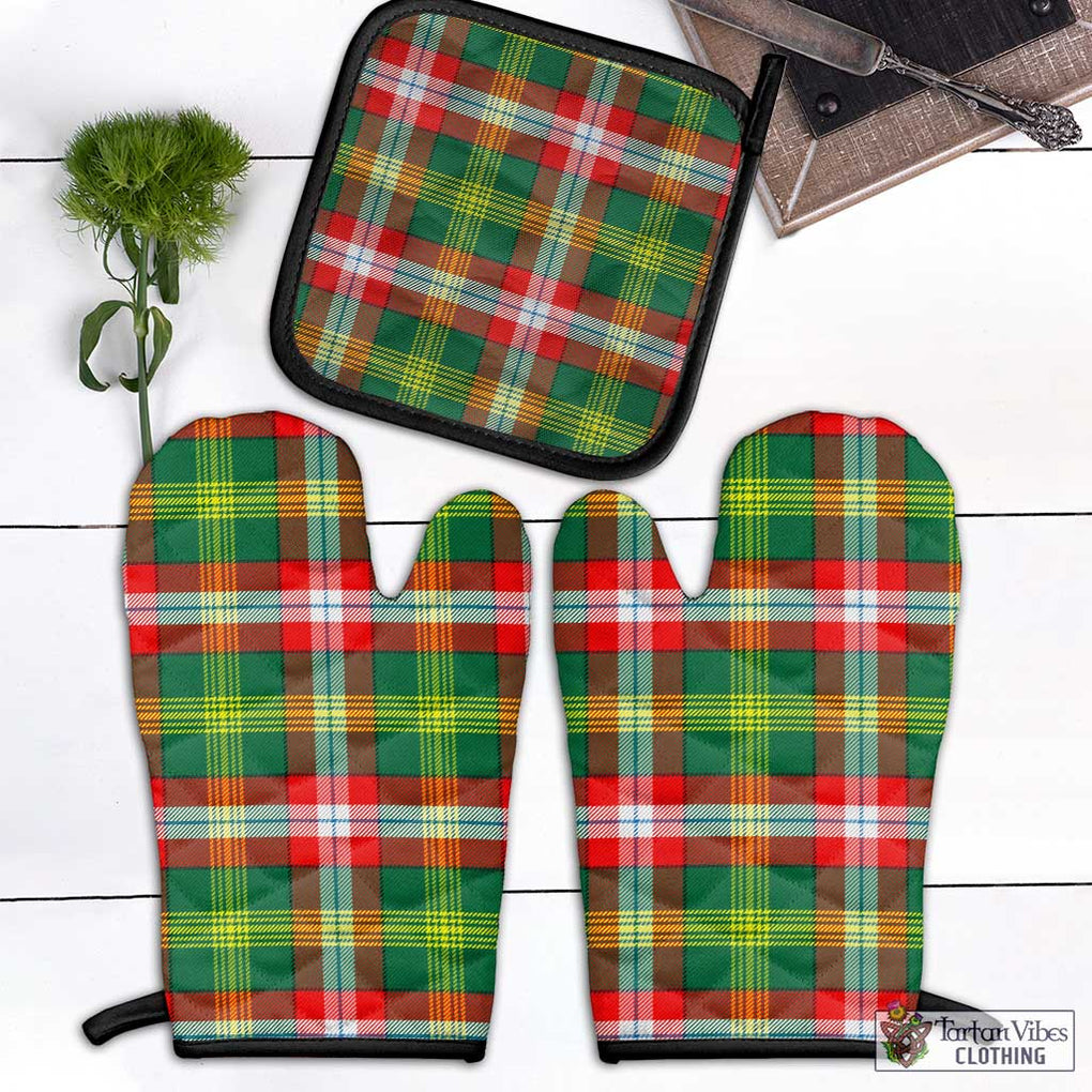 Northwest Territories Canada Tartan Combo Oven Mitt & Pot-Holder Combo 1 Oven Mitt & 1 Pot-Holder Black - Tartan Vibes Clothing