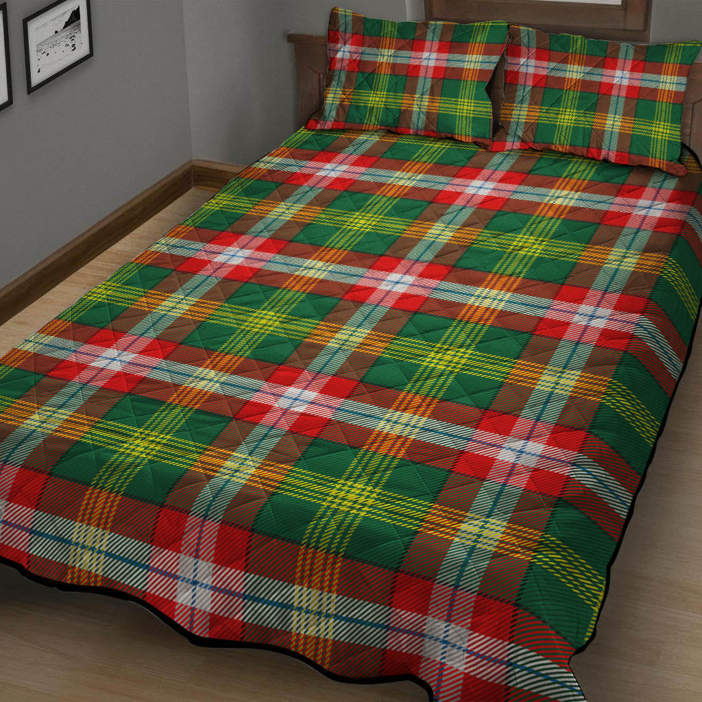 Northwest Territories Canada Tartan Quilt Bed Set - Tartan Vibes Clothing