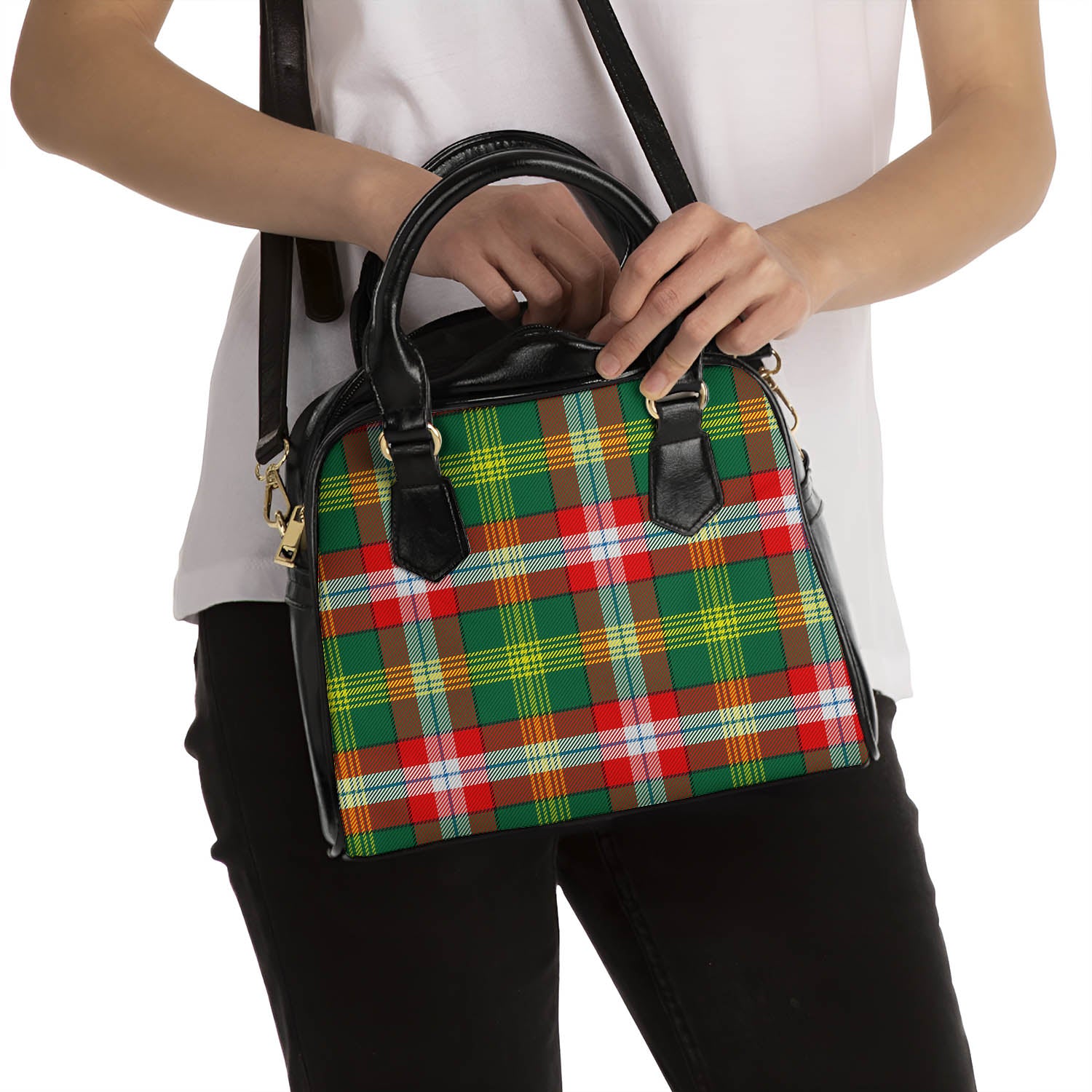 Northwest Territories Canada Tartan Shoulder Handbags - Tartanvibesclothing