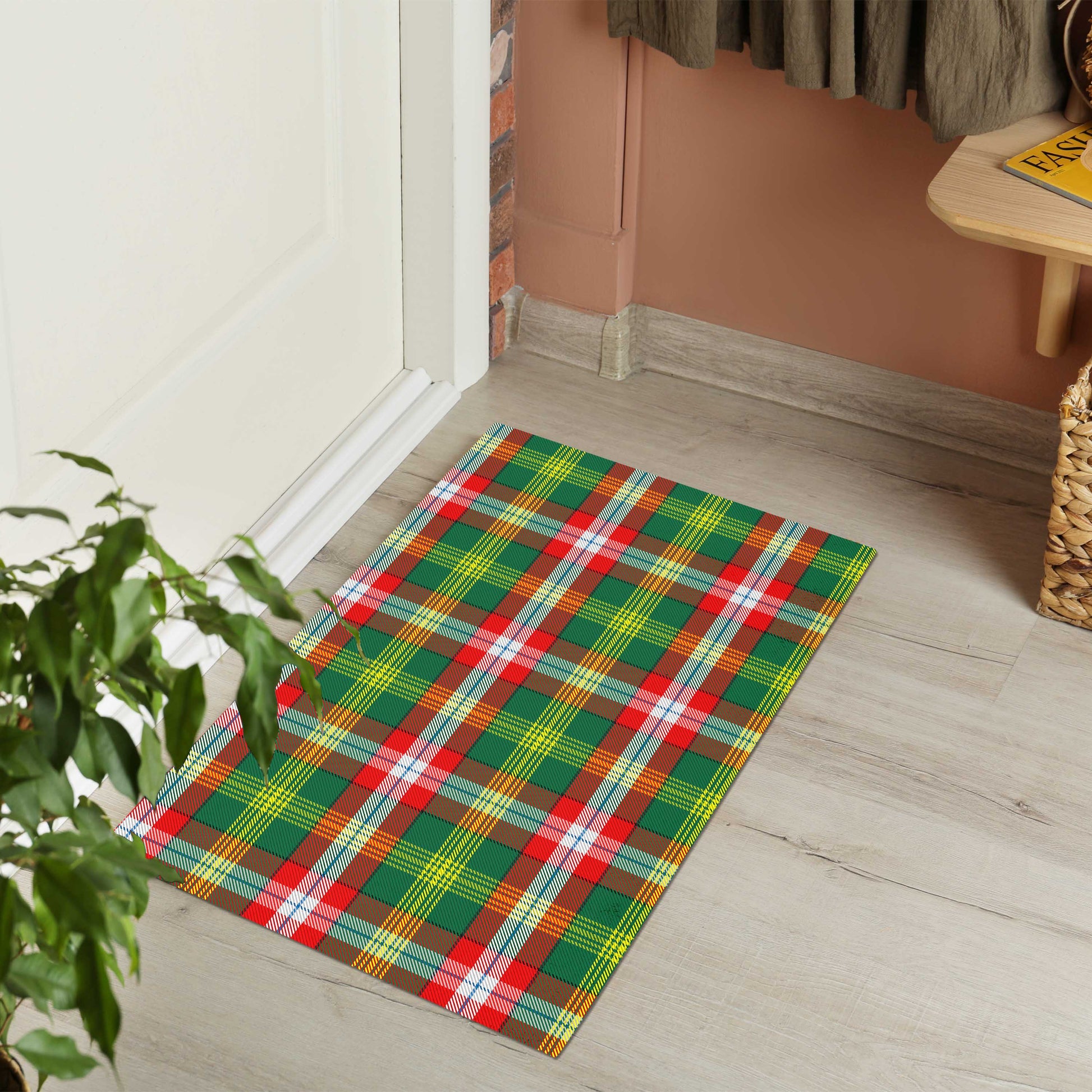 Northwest Territories Canada Tartan Door Mat - Tartanvibesclothing