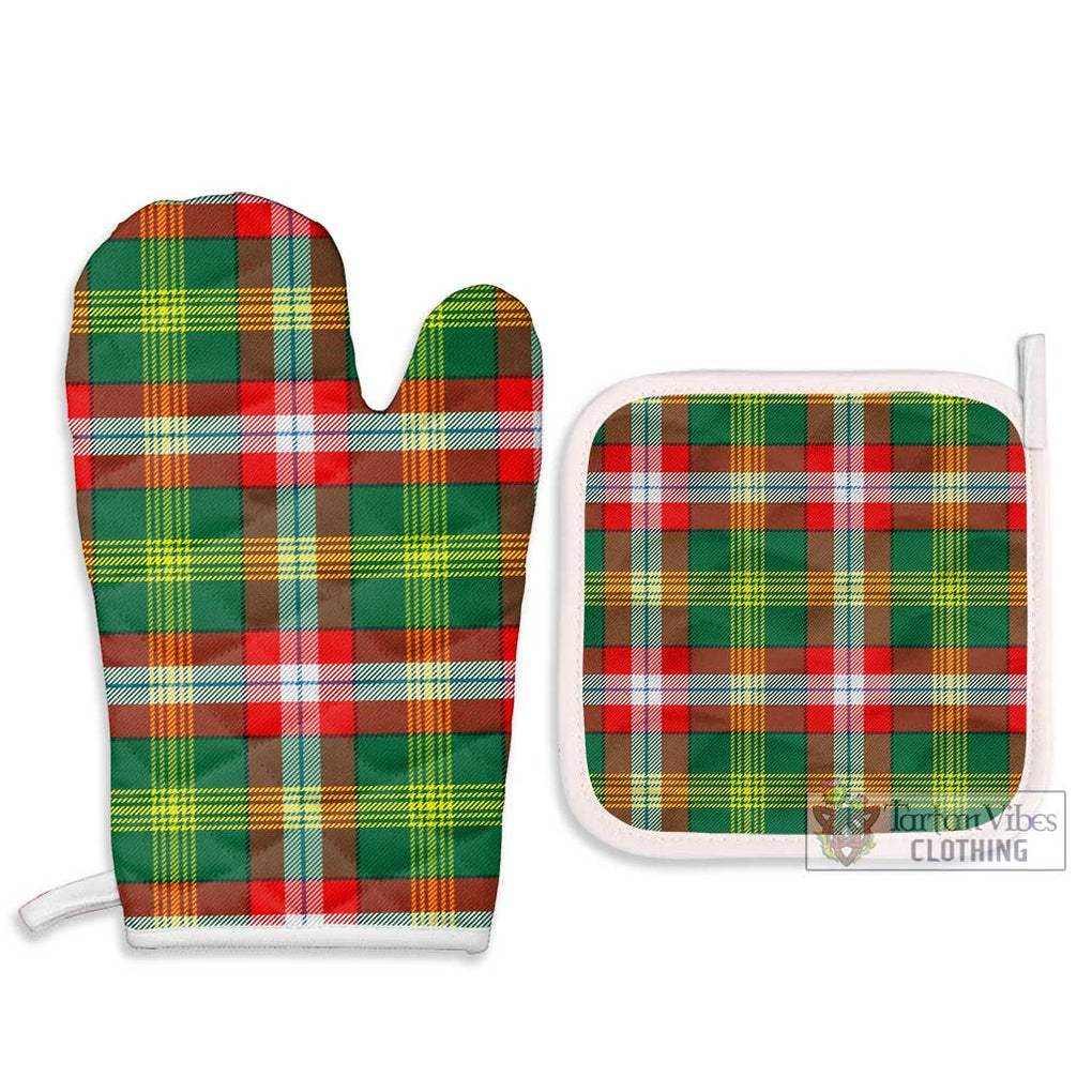 Northwest Territories Canada Tartan Combo Oven Mitt & Pot-Holder Combo 1 Oven Mitt & 2 Pot-Holder White - Tartan Vibes Clothing