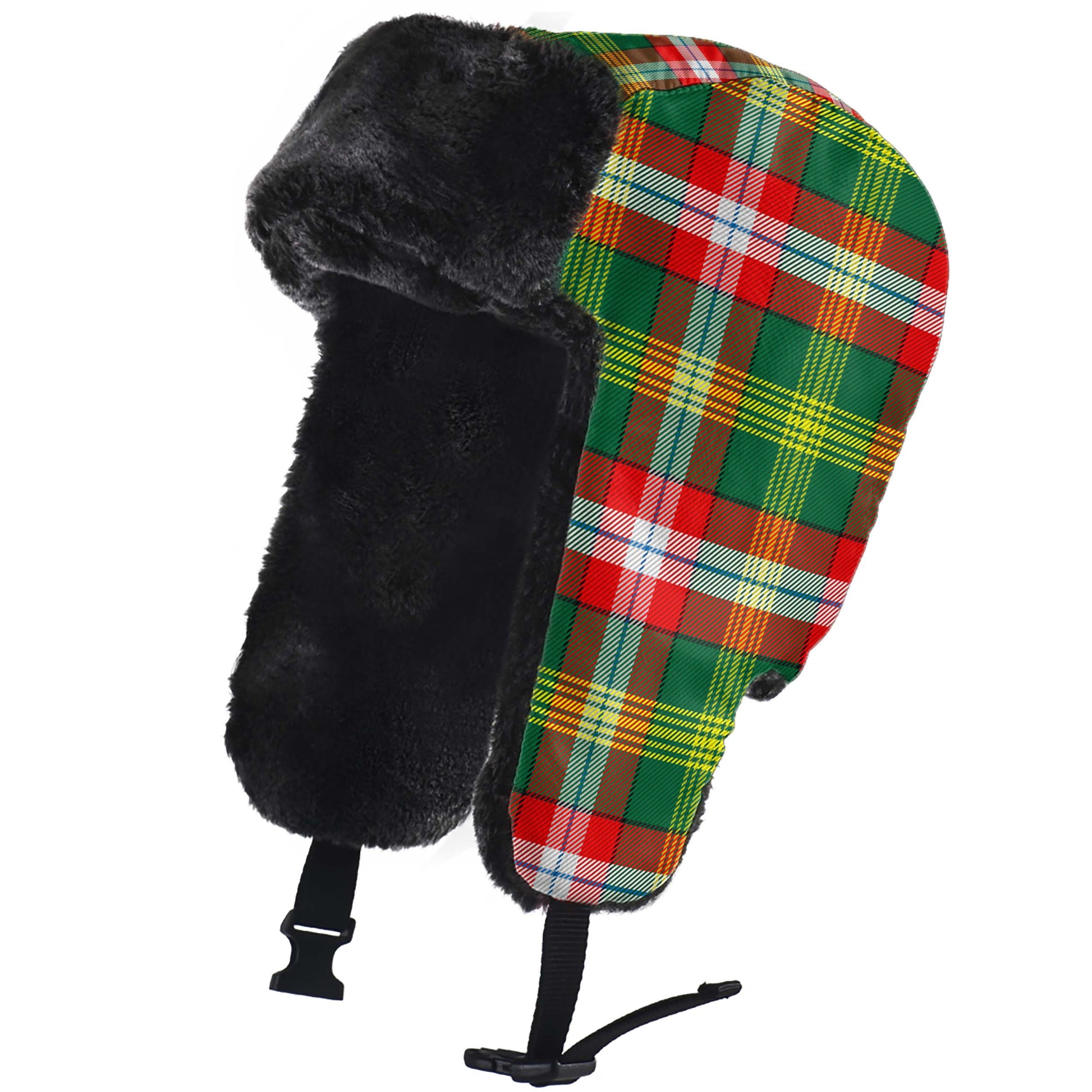 Northwest Territories Canada Tartan Winter Trapper Hat - Tartanvibesclothing