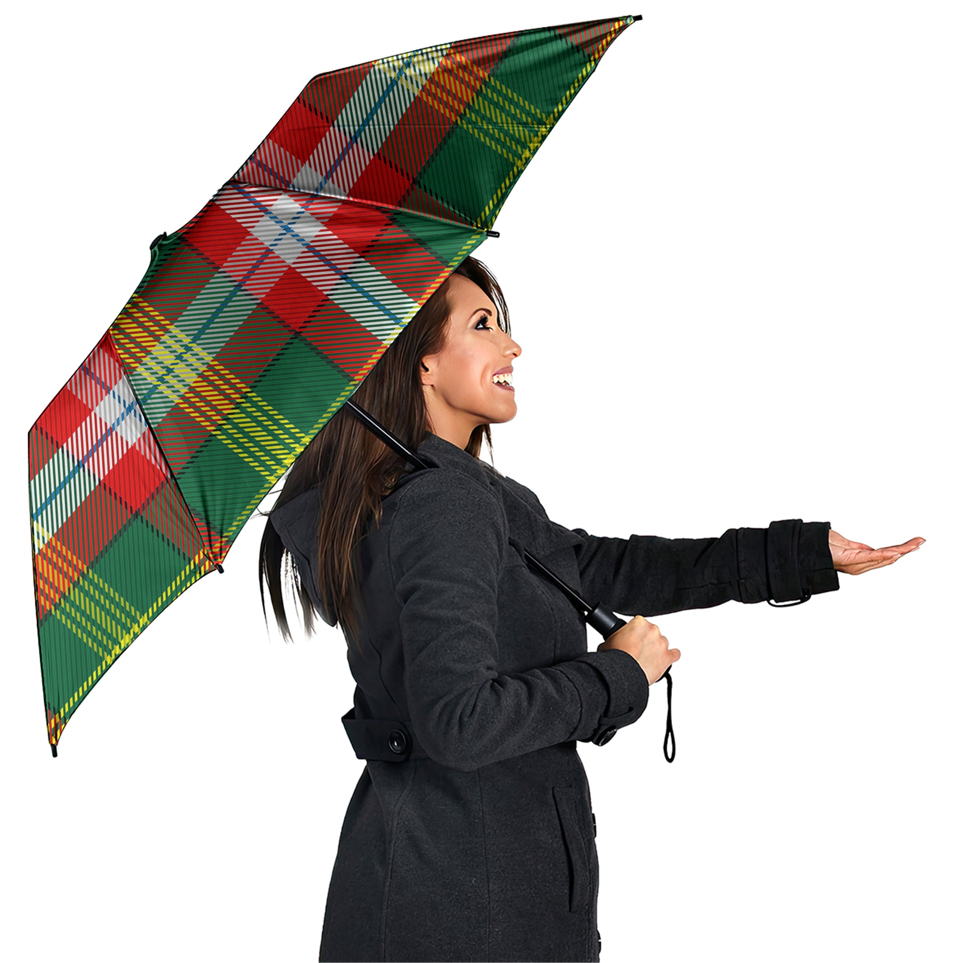 Northwest Territories Canada Tartan Umbrella - Tartanvibesclothing
