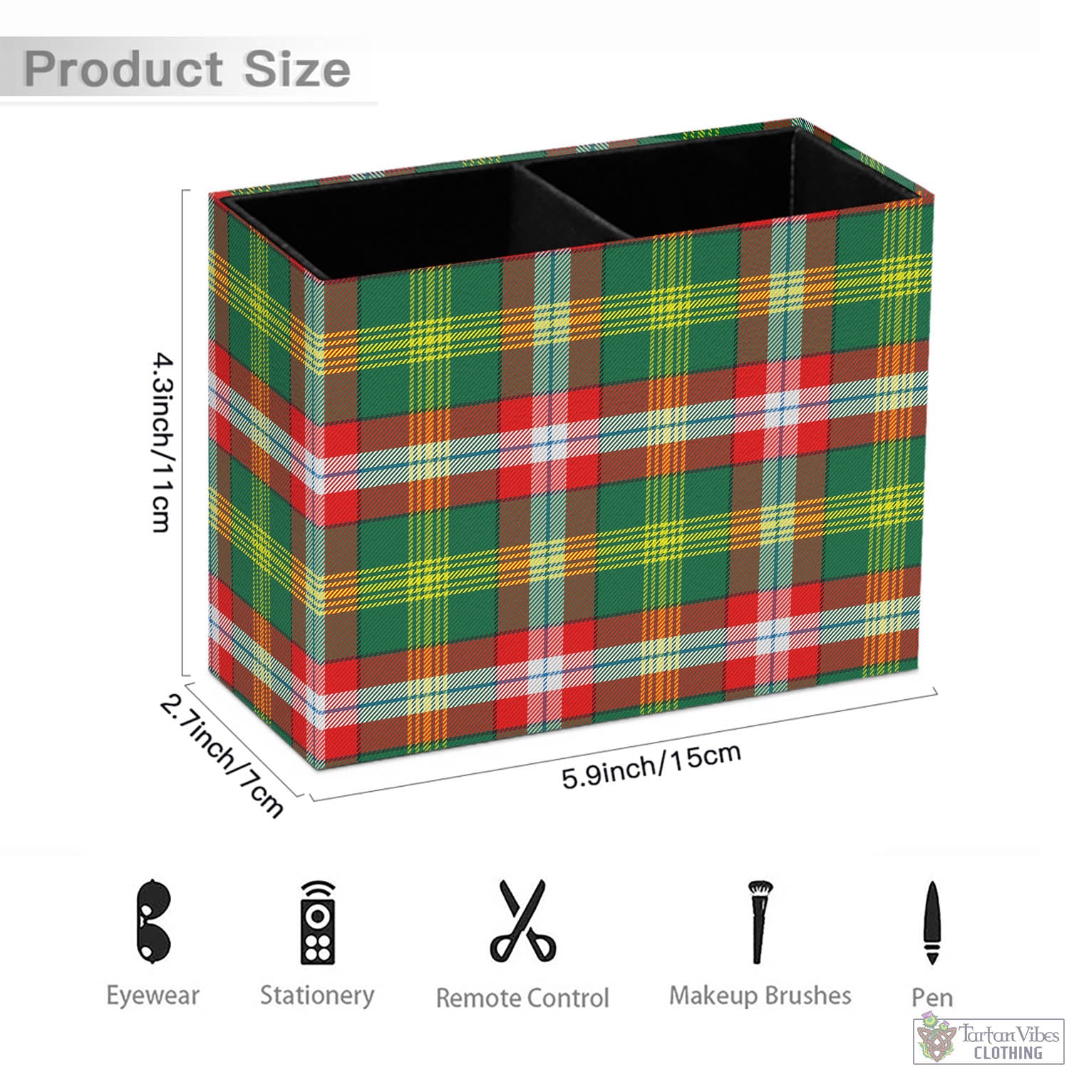 Northwest Territories Canada Tartan Pen Holder - Tartan Vibes Clothing