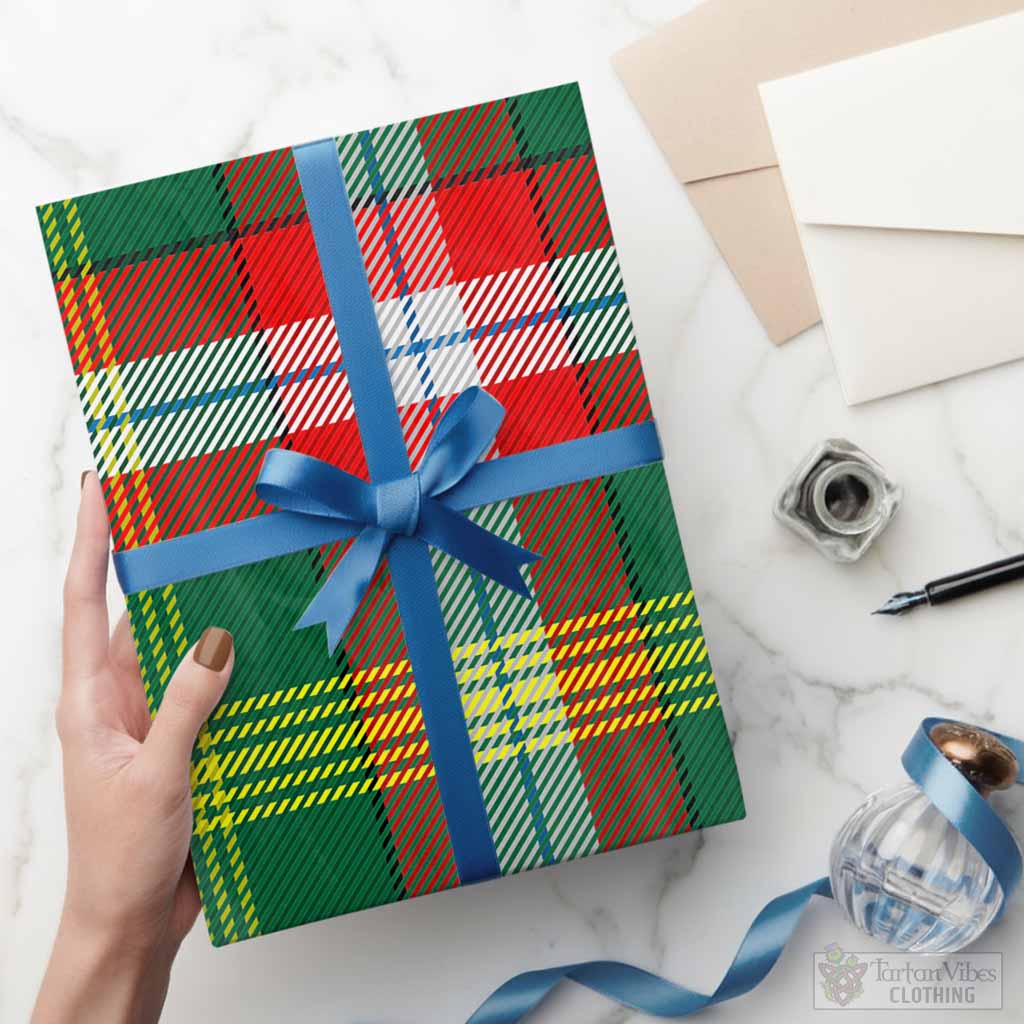 Northwest Territories Canada Classic Tartan Wrapping Paper, Classic Scottish Plaid Gift Wrap