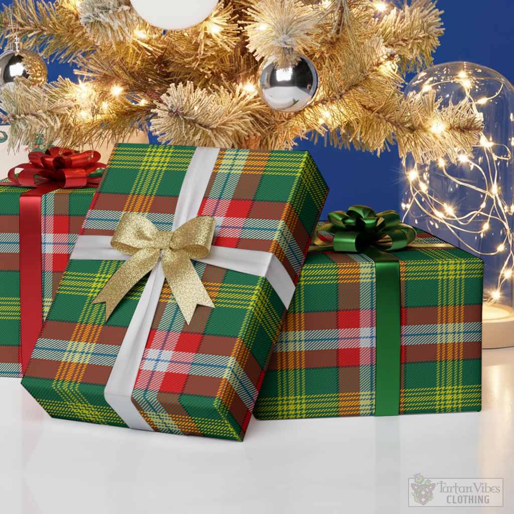 Northwest Territories Canada Classic Tartan Wrapping Paper, Classic Scottish Plaid Gift Wrap